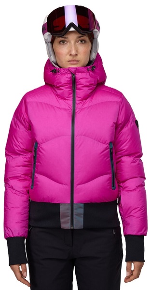 Dámská bunda Rossignol Snowblaze Down Bomber Ski Jacket Women's Electric Fuchsia RLPWJ37-A26 26/27