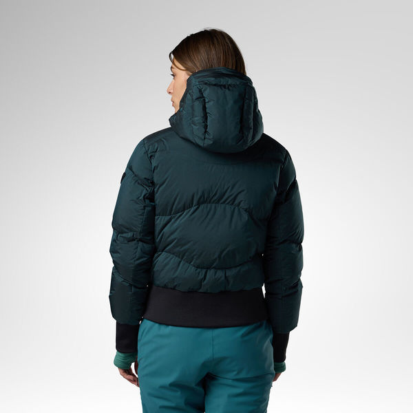 Dámská bunda Rossignol Snowblaze Down Bomber Ski Jacket Women's Transformative Teal RLPWJ37-A29 26/27