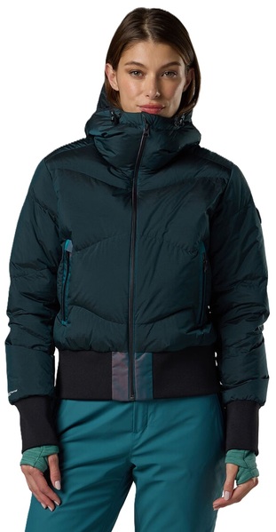 Dámská bunda Rossignol Snowblaze Down Bomber Ski Jacket Women's Transformative Teal RLPWJ37-A29 26/27