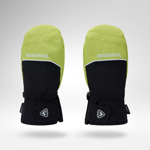 Dětské/juniorské rukavice Rossignol Junior Jr Tech IMP'R Mittens Wild Lime RLOYG02-A86 26/27