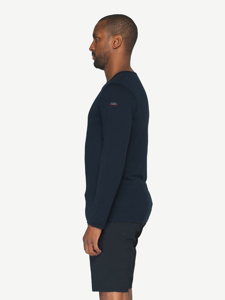 Pánské lehké vlněné triko Devold Breeze Merino 150 Shirt Man GO 180 221 A 284A Ink 26/27