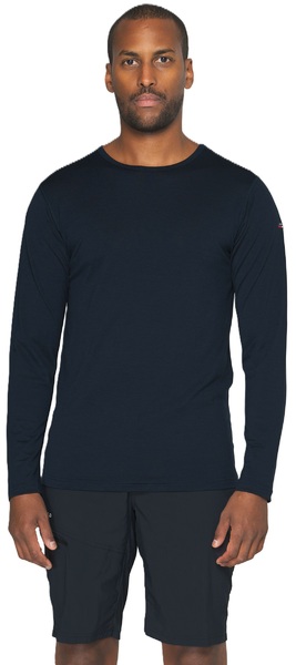 Pánské lehké vlněné triko Devold Breeze Merino 150 Shirt Man GO 180 221 A 284A Ink 26/27