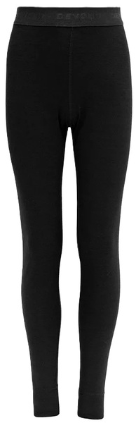 Dětské/Juniorské merino termo kalhoty Devold Duo Active Merino Longs Junior Black GO 237 108 A 950A 26/27