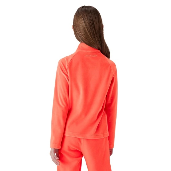 Dětská mikina Spyder Shimmer Bug 1/2 Zip Electric Coral 38R013602-ELC 26/27