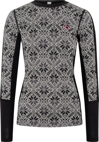 Dámské Merino triko Kari Traa Anna Long Sleeve Black 623837 26/27