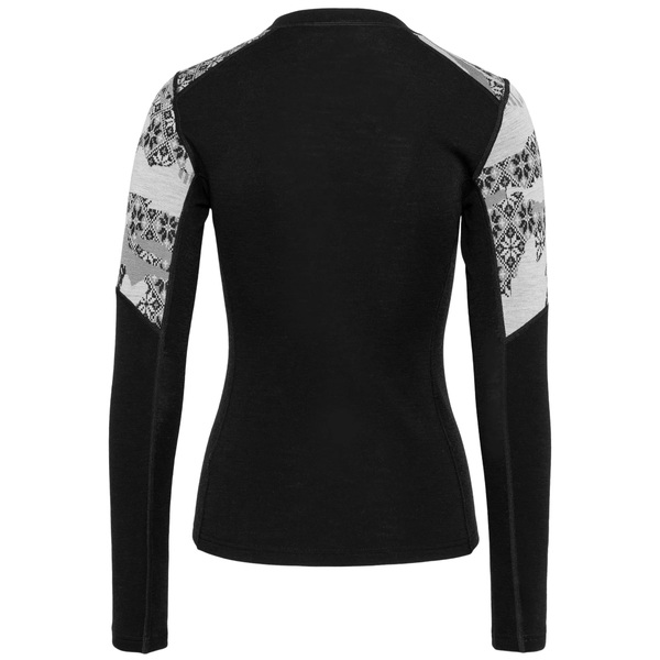 Dámské Merino Triko Kari Traa Olea Long Sleeve 100% merino Black 624016 26/27