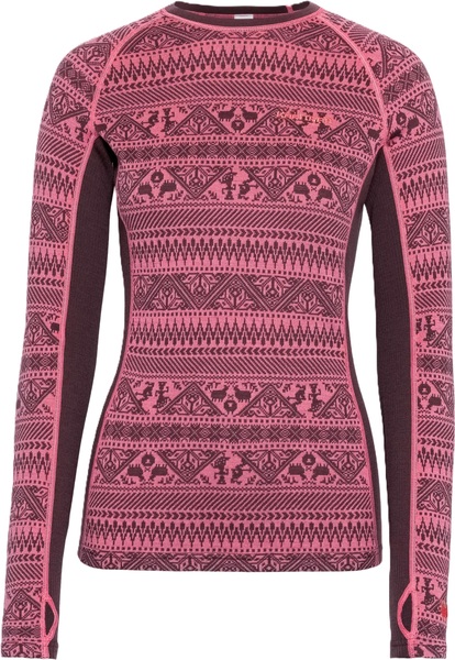 Dámské Merino Triko Kari Traa Tale Longsleeve Cocoa Powder 623923 26/27