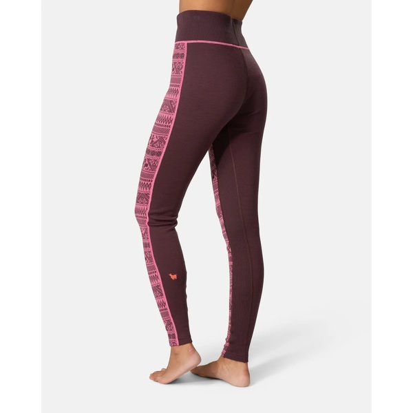 Dámské funkční kalhoty/legíny Kari Traa Tale Pants 100% Merino Cocoa Powder 623925 26/27