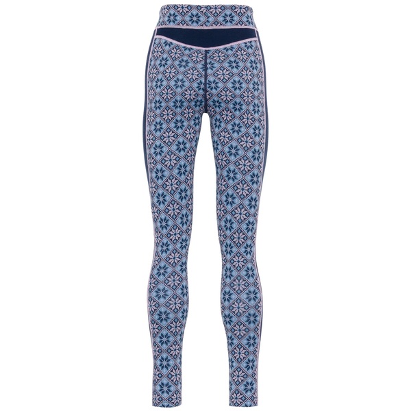 Dámské funkční kalhoty/legíny Kari Traa Rose High Waisted Baselayer Pants Merino Rocea Dark Navy Blue 622873 26/27