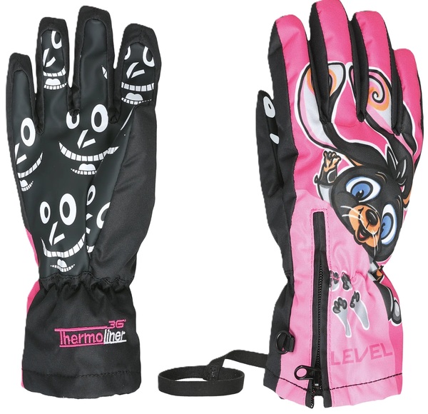 Dětské rukavice Level Glove Lucky Hot Pink 4146JG.62 26/27