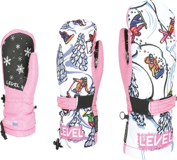 Dětské rukavice Level Junior Mitt Pink 4153JM.27 26/27