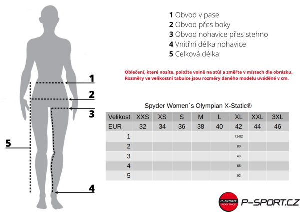 Dámské termo kalhoty Spyder Women`s Olympian X-Static® L/S 7622-421 sph/wht